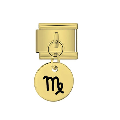 Round Virgo Zodiac