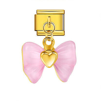 Dangling Pink Bow
